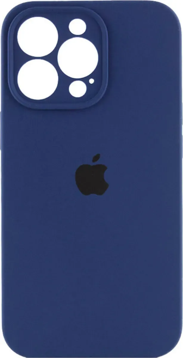 Чехол-накладка Silicone Full Case AA Camera Protect for Apple iPhone 14 Pro 7,Dark Blue