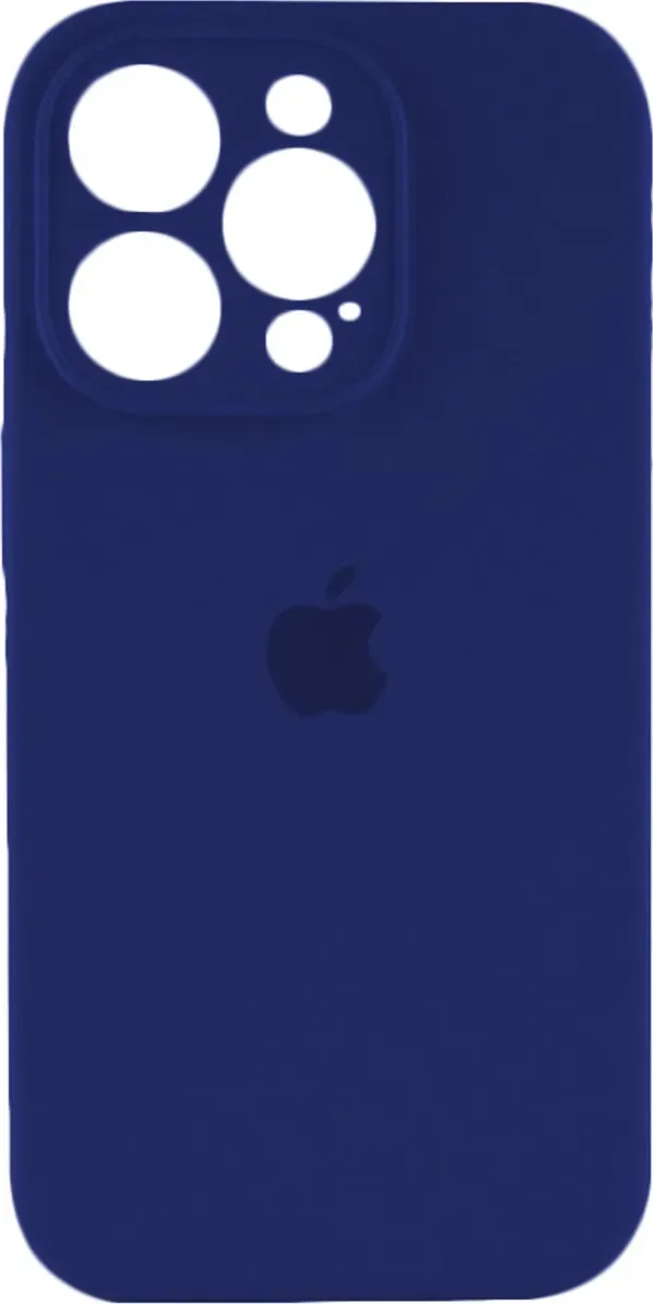 Чехол-накладка Silicone Full Case AA Camera Protect for Apple iPhone 15 Pro Max 39,Navy Blue