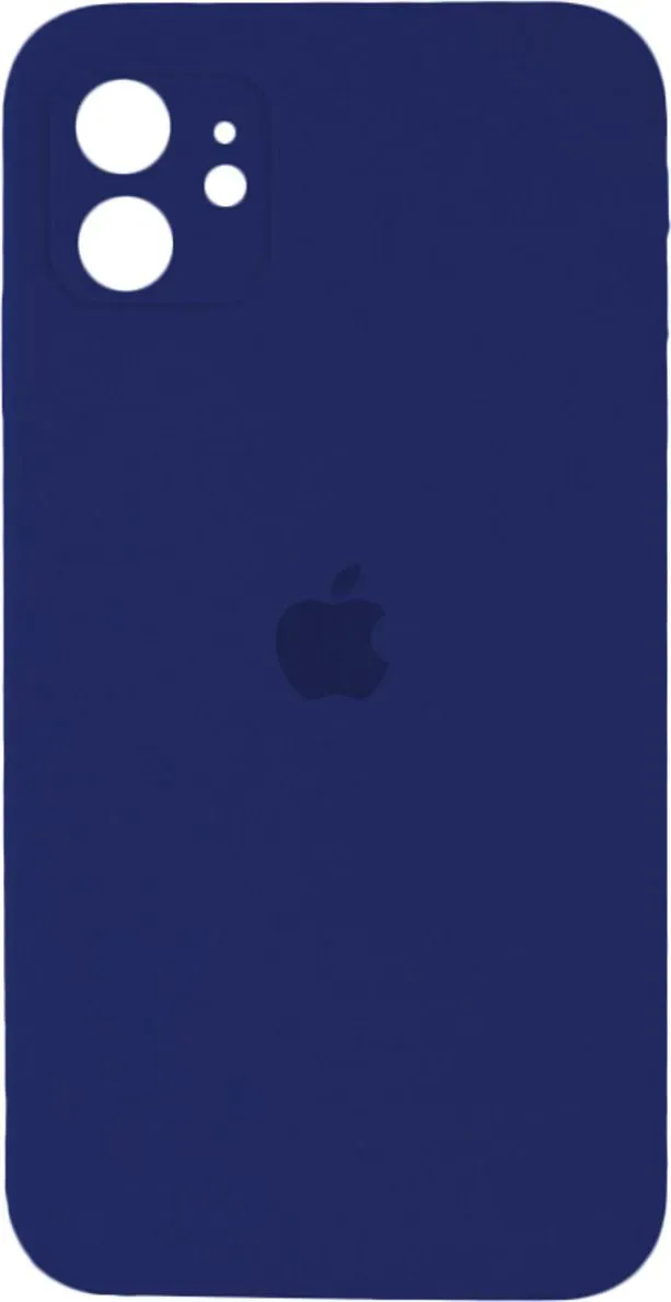 Чехол-накладка Silicone Full Case AA Camera Protect for Apple iPhone 12 39,Navy Blue