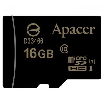 Карта пам'яті  Apacer MicroSDHC 16GB UHS-I (Class 10) (card only)