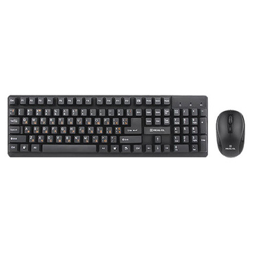 Комплект (клавіатура і мишка) REAL-EL Standard 550 Kit (EL123100024)