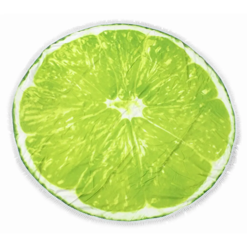 Полотенце MirSon пляжное №5067 Summer Time Lime 150x150 см (2200003947755)