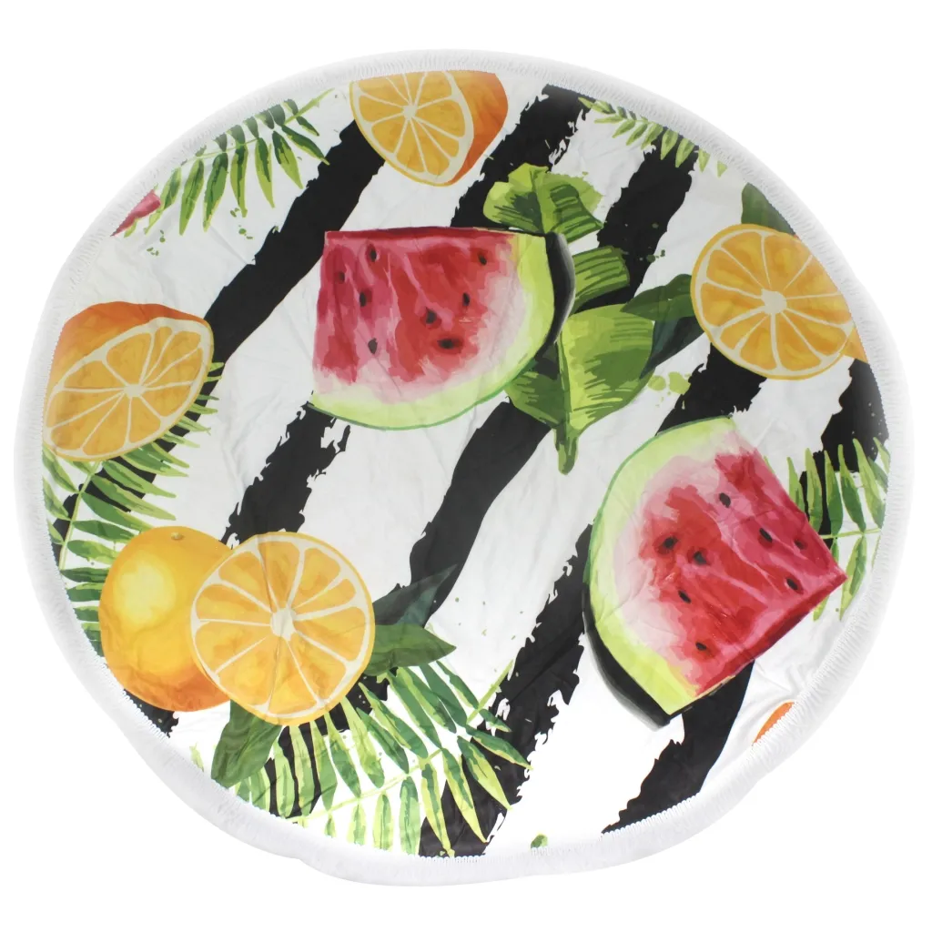 Полотенце MirSon пляжное №5068 Summer Time Metermelon 150x150 см (2200003947762)