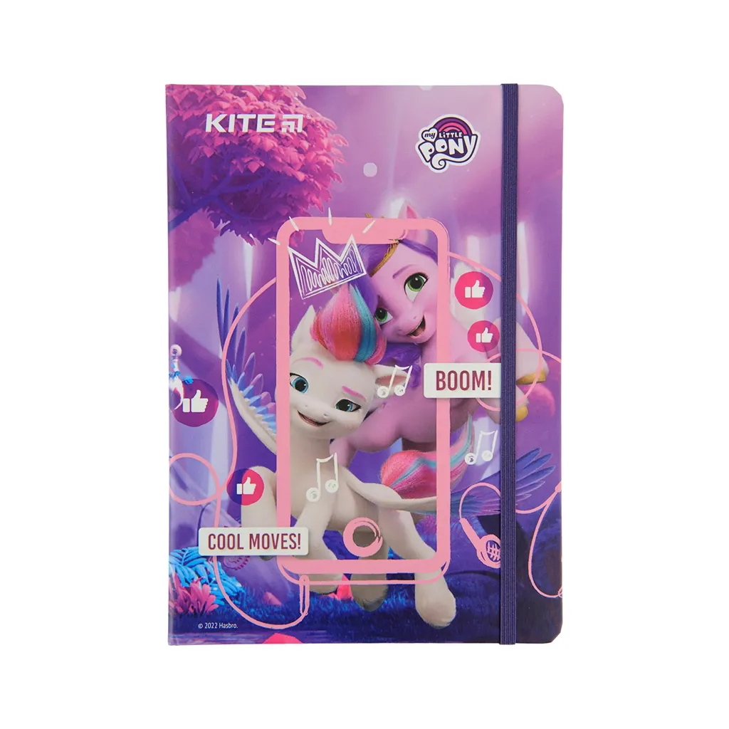  Kite My Little Pony A5 80 листов, клетка (LP22-466)