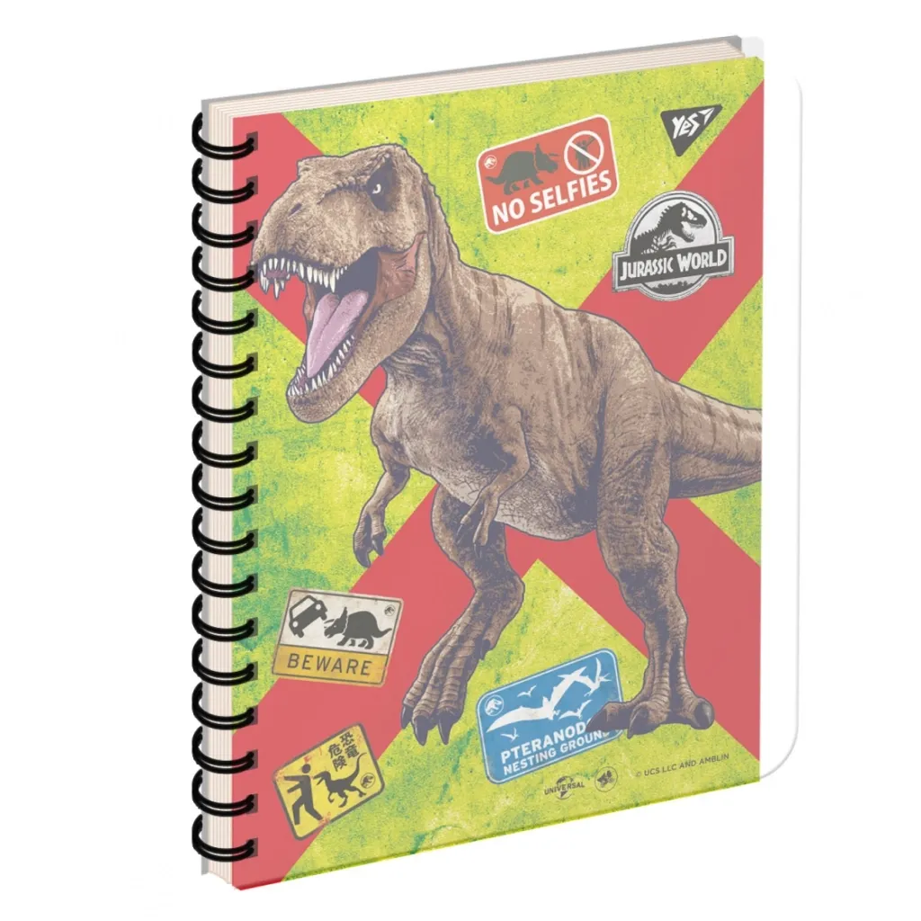 Блокнот Yes А5/144 пл.обкл. Jurassic World. Dino tracker (681872)