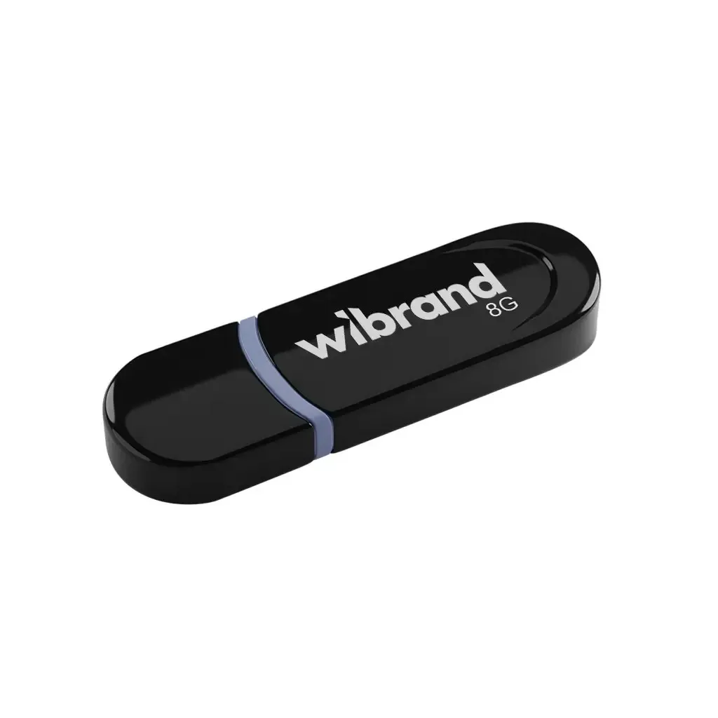 Флеш память USB Wibrand USB 2.0 Panther 8Gb Black (WI2.0/PA8P2B)