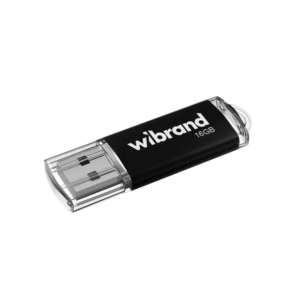 Флеш память USB Wibrand USB 2.0 Cougar 16Gb Black (WI2.0/CU16P1B)