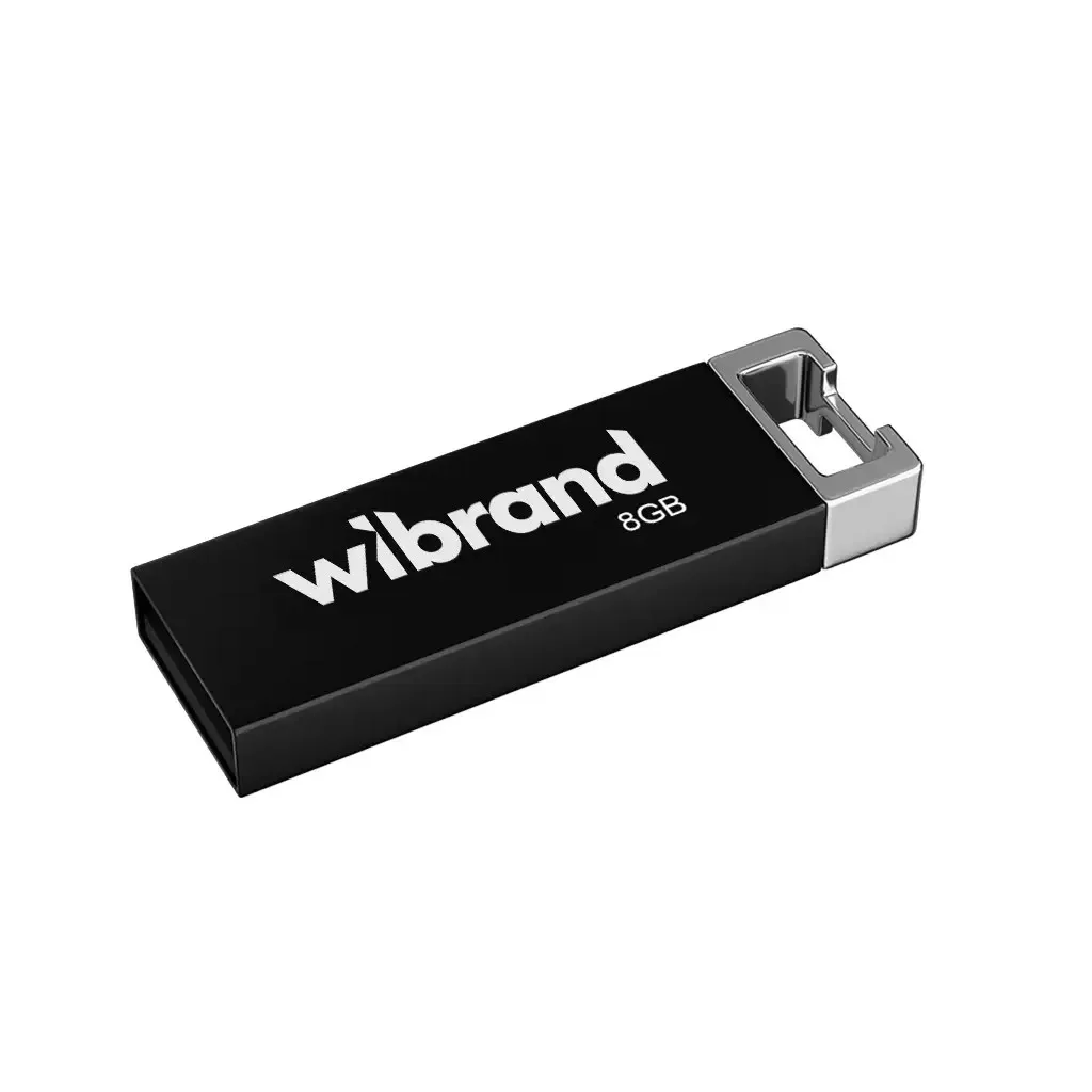 Флеш память USB Wibrand USB 2.0 Chameleon 8Gb Black (WI2.0/CH8U6B)