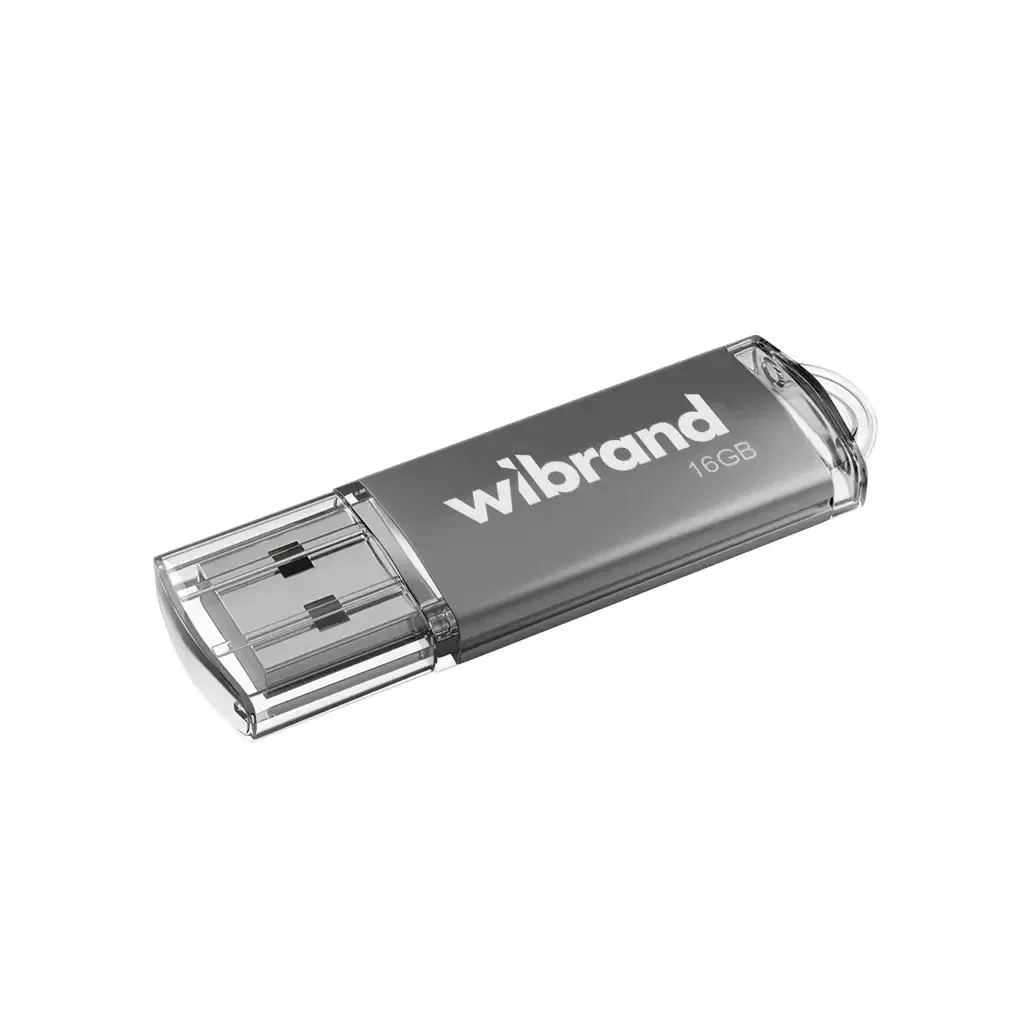 Флеш память USB Wibrand USB 2.0 Cougar 16Gb Silver (WI2.0/CU16P1S)