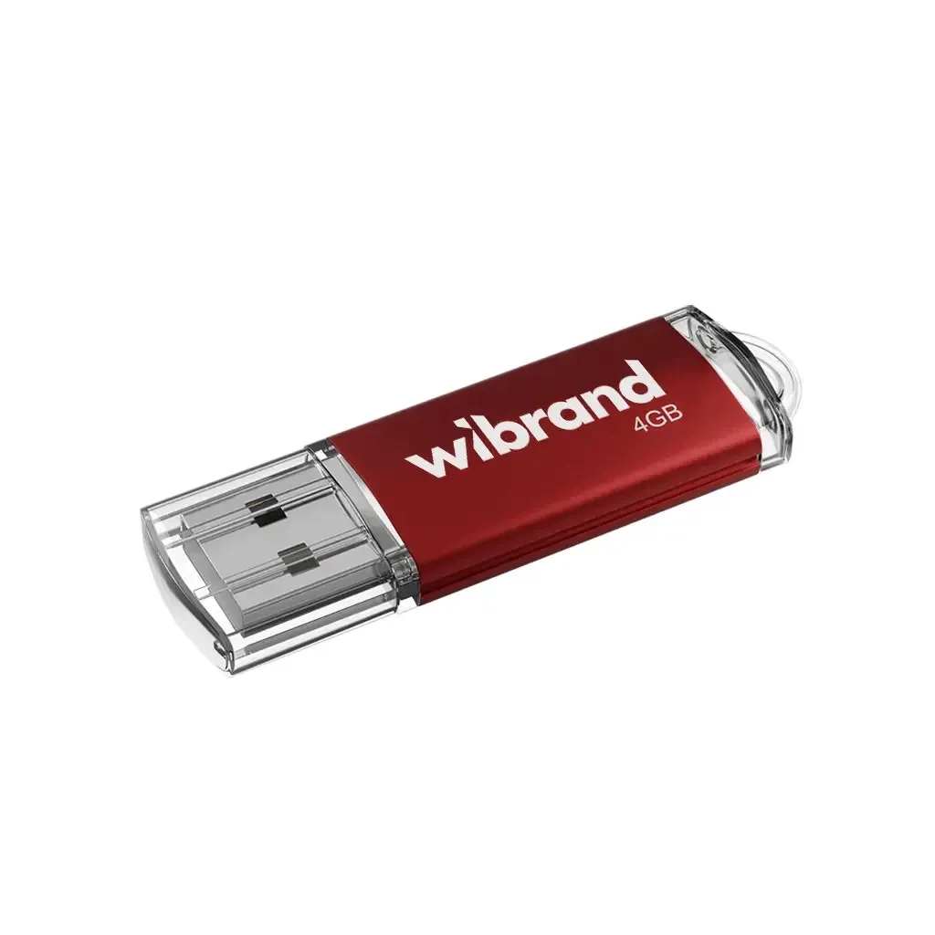 Флеш память USB Wibrand USB 2.0 Cougar 4Gb Red (WI2.0/CU4P1R)