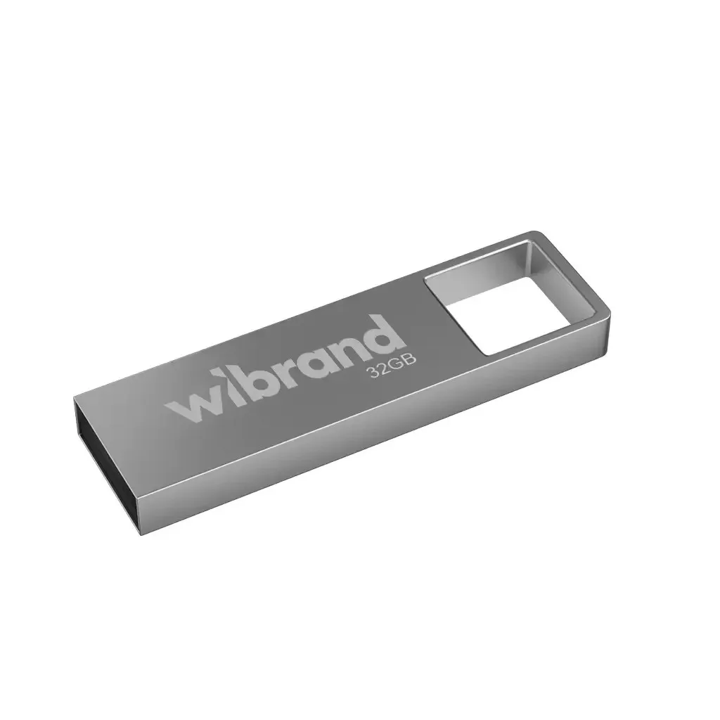 Флеш память USB Wibrand USB 2.0 Shark 32Gb Silver (WI2.0/SH32U4S)