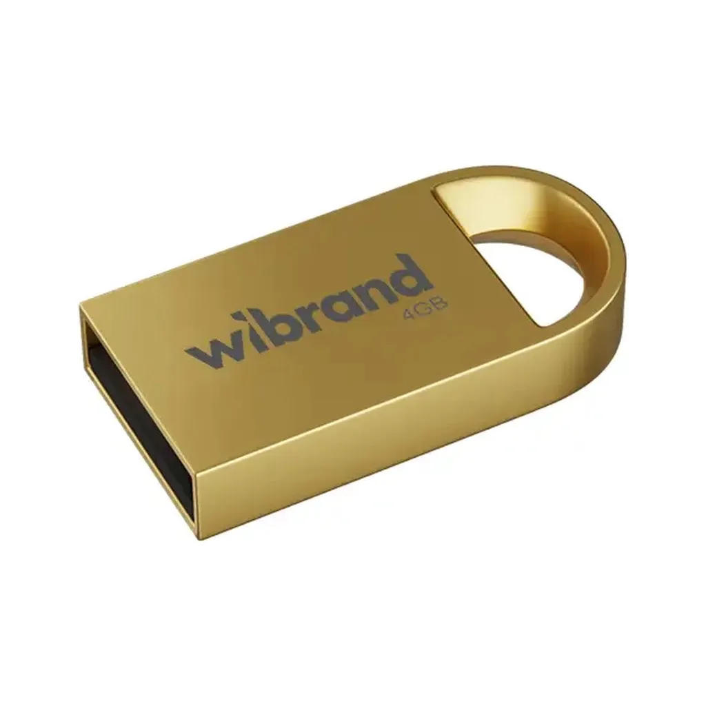 Флеш пам'ять USB Wibrand USB 2.0 Lynx 4Gb Gold (WI2.0/LY4M2G)