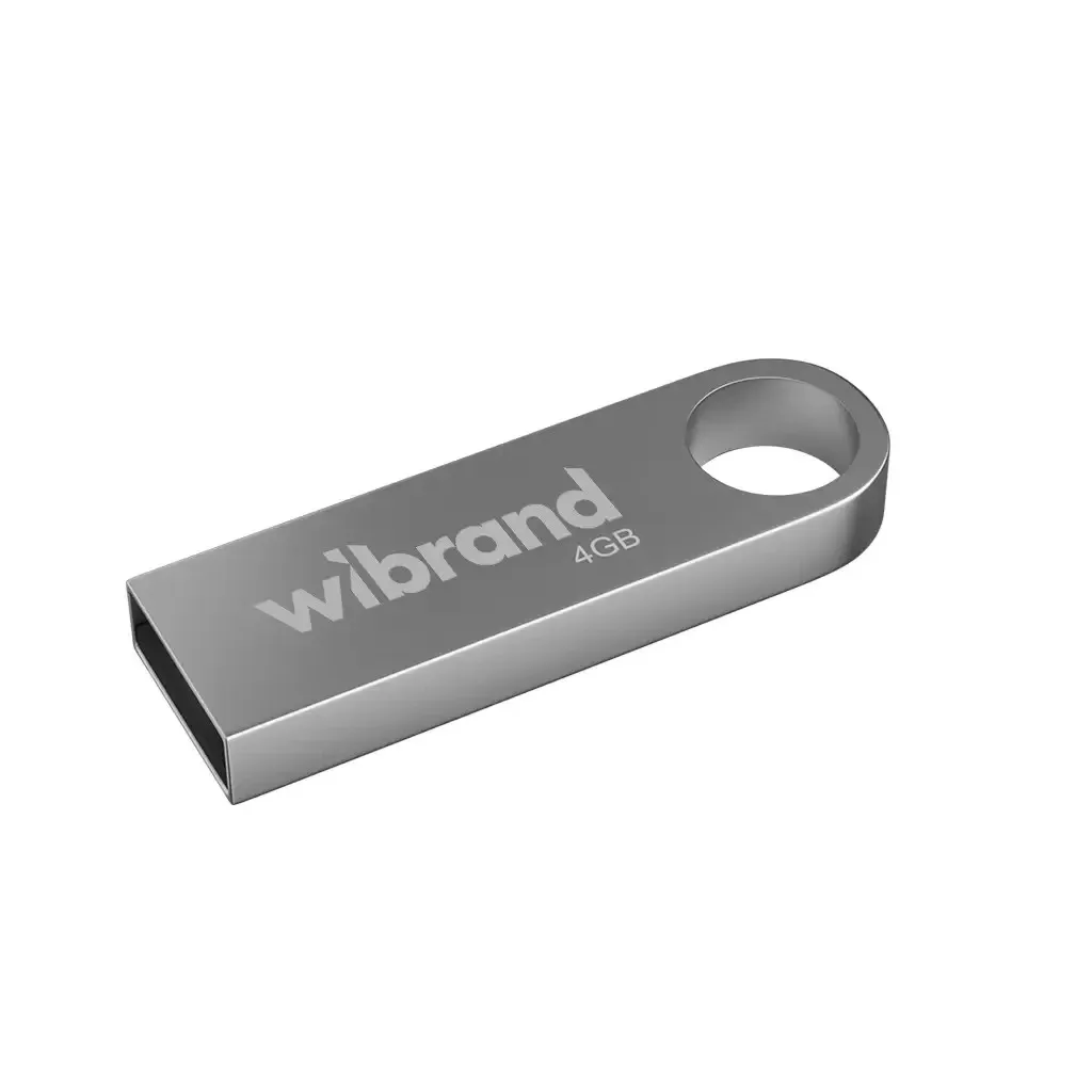 Флеш пам'ять USB Wibrand USB 2.0 Puma 4Gb Silver (WI2.0/PU4U1S)