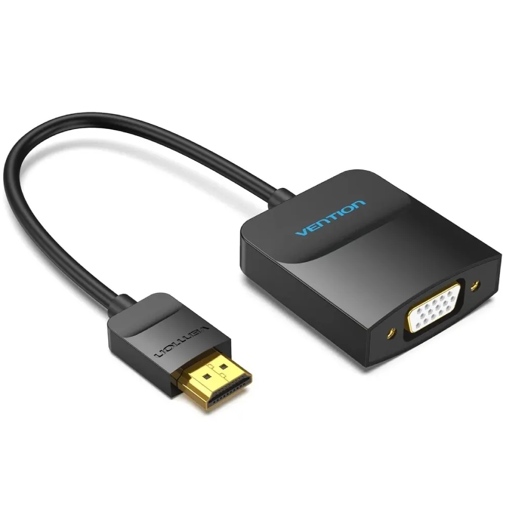 Адаптер і перехідник VENTION HDMI - VGA Black (42154)