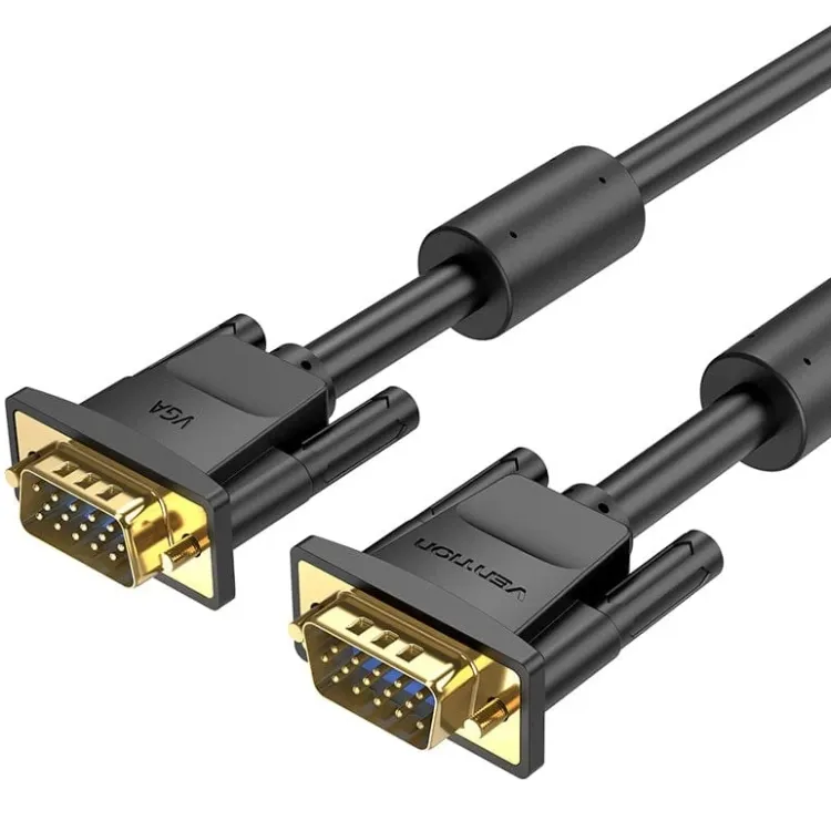 Кабель VENTION Male to Male VGA 1.5м Black (DAEBG)