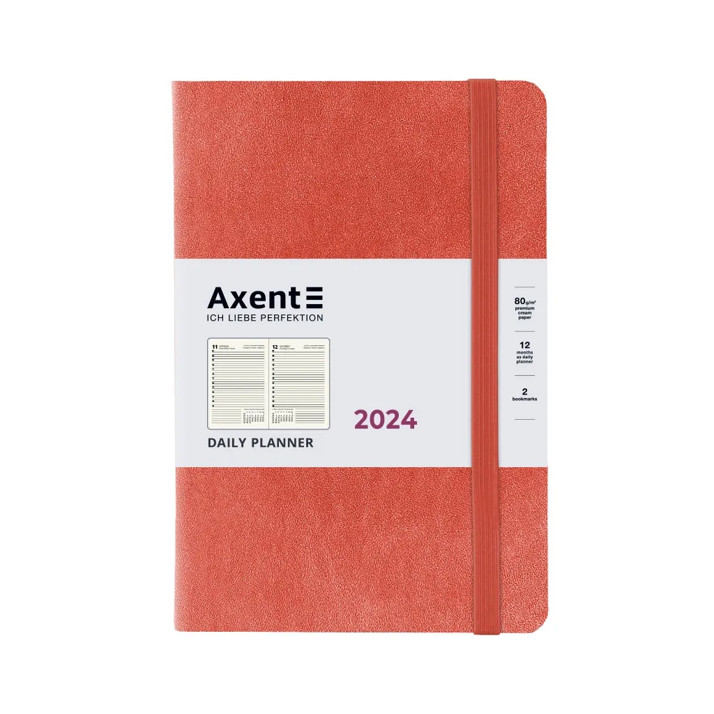 Тижневик Axent 2024 Partner Soft Nuba 145 х 210, терракотовий (8817-24-57-A)