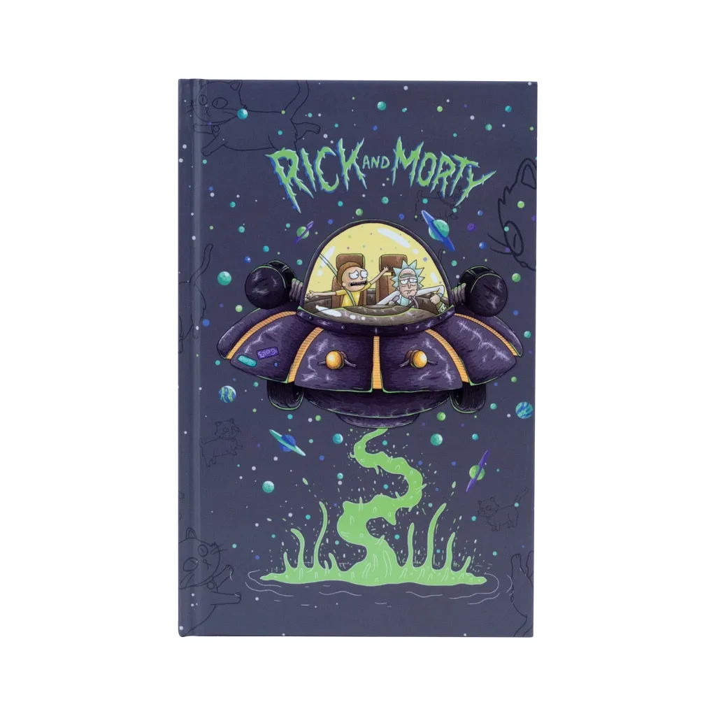 Записна книга Kite А6 Rick and Morty, 80 аркушів, клітинка (RM22-199-2)