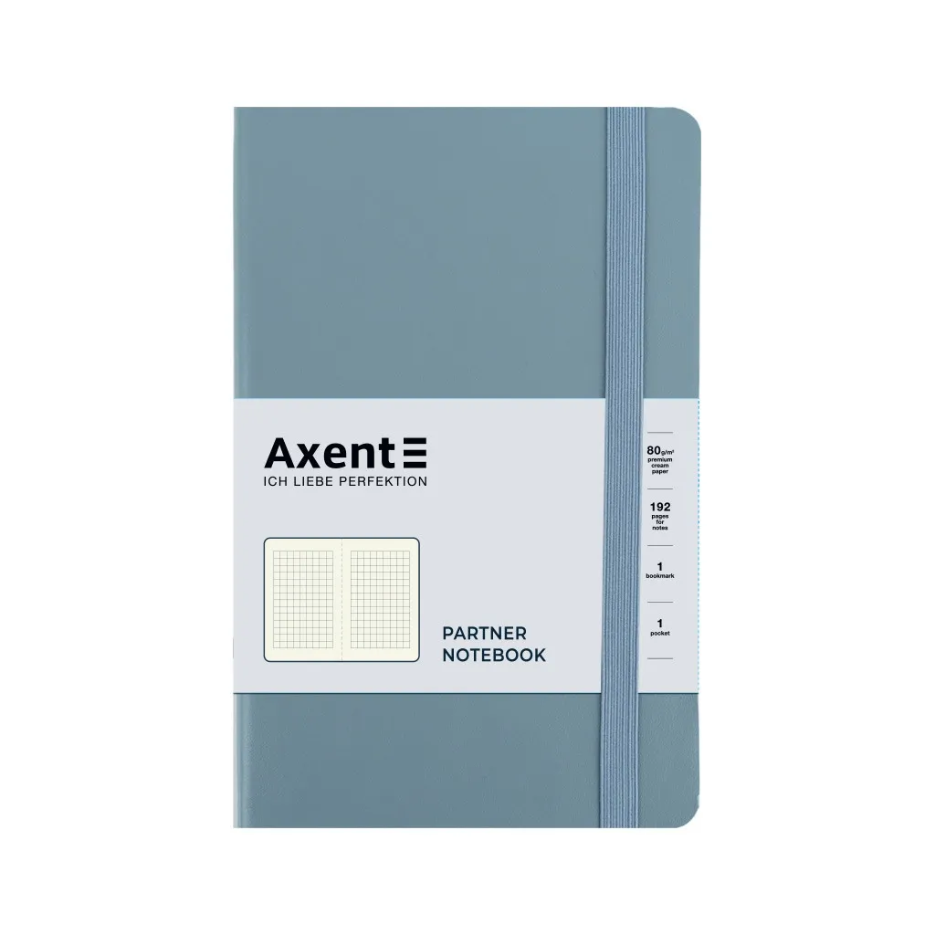 Записная книжка Axent Partner Soft Earth Colors 125x195 мм 96 листов Синяя (8620-02-A)