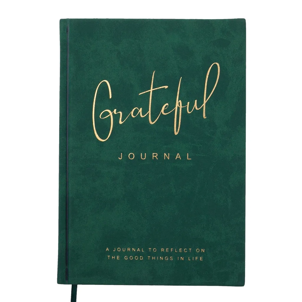 Записна книга Buromax Grateful А5 96 аркушів, без лініювання зелений (BM.295019-04)