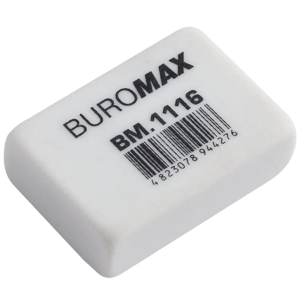 Резинка Buromax S прямоугольная 26x18x8 мм белая (BM.1116)