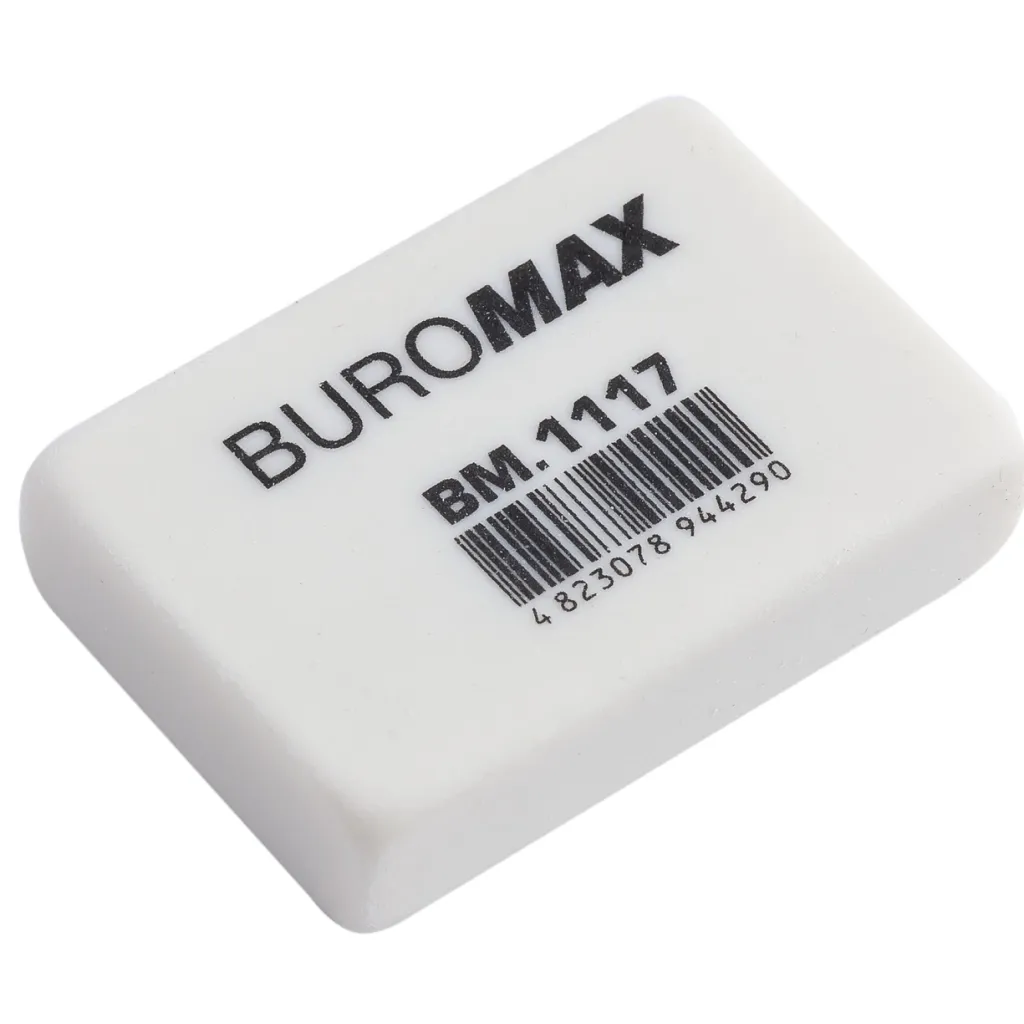 Резинка Buromax М прямоугольная 32x22x8 мм белая (BM.1117)