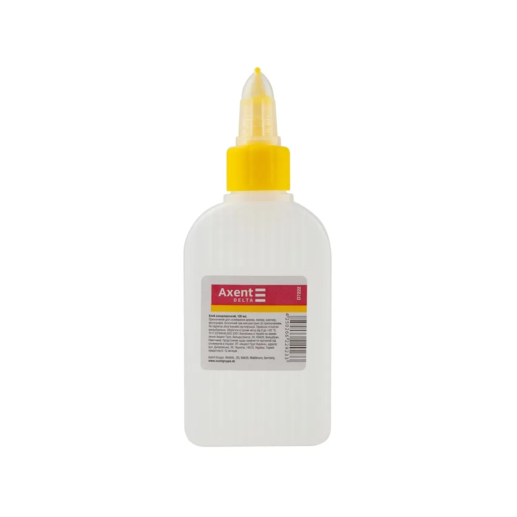 Клей Delta by Axent Stationery glue, polymer, 100 мл, cap dispenser (D7222)