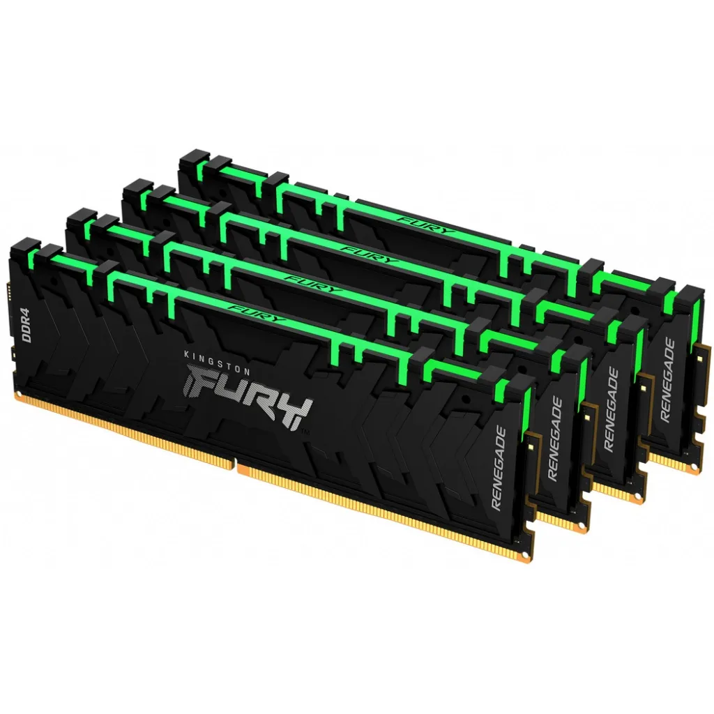 Оперативна пам'ять Kingston FURY 32 GB (4x8GB) DDR4 3600 MHz Renegade RGB (KF436C16RBAK4/32)