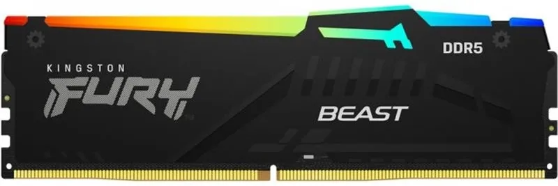 Оперативная память Kingston FURY 16 GB DDR5 6000 MHz Beast RGB Black (KF560C30BBA-16)