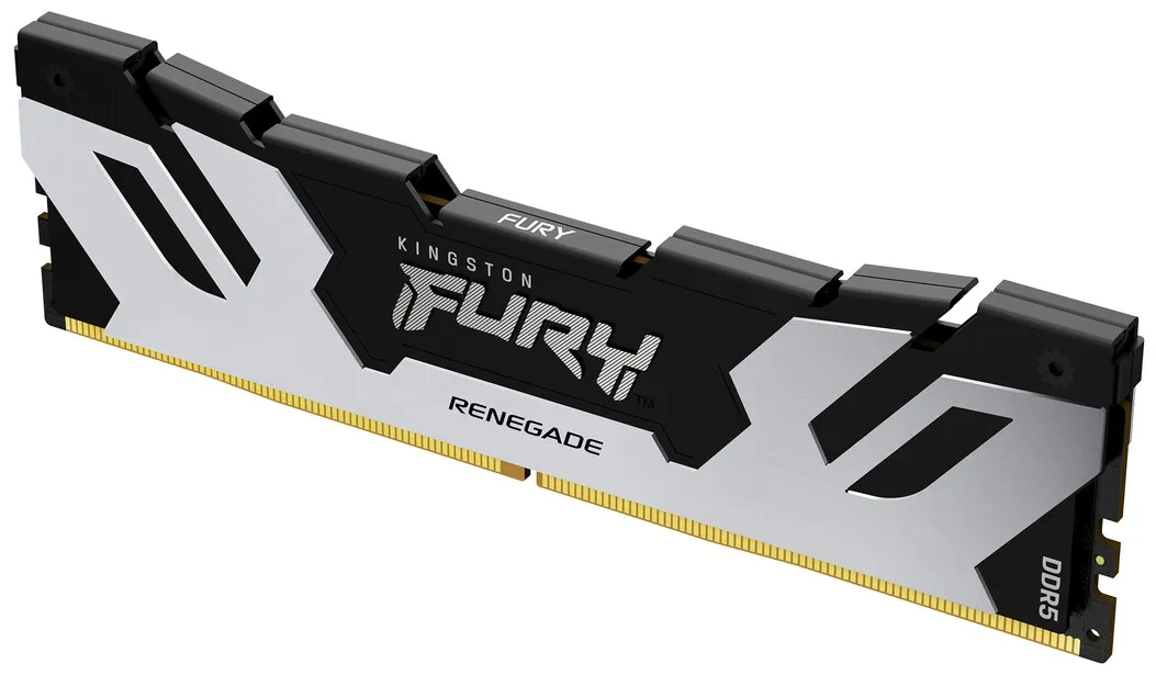 Оперативная память Kingston FURY 16 GB (2x8GB) DDR5 7600 MHz FURY Renegade Silver/Black (KF576C38RS-16)  