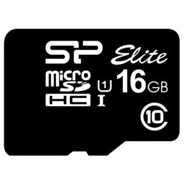 Карта пам'яті  Silicon Power MicroSDHC 16GB Class10 UHS-I U1 Elite (card only) (SP016GBSTHBU1V10)