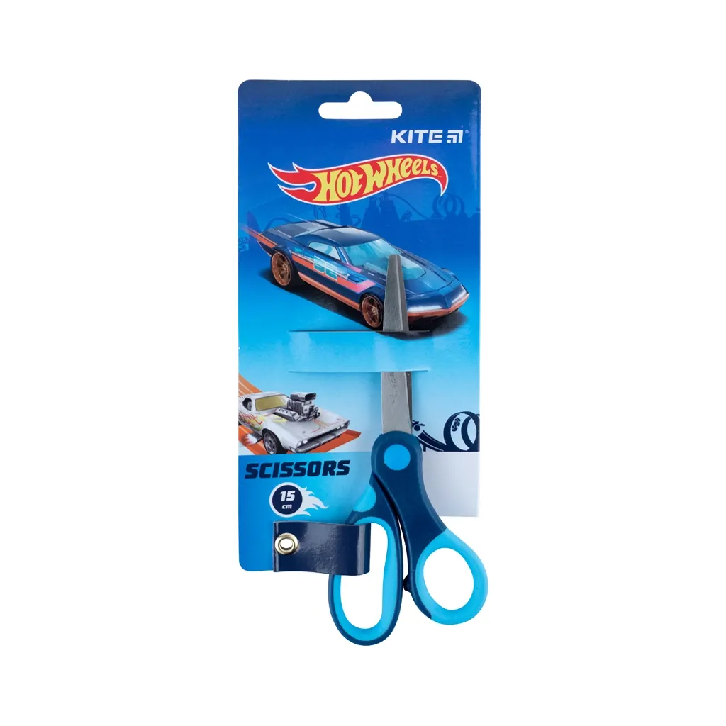 Ножницы Kite Hot Wheels, 15 см (HW22-126)