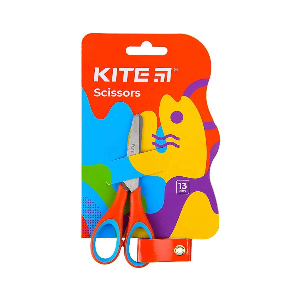 Ножницы Kite детские с резиновыми вставками Fantasy, 13 см (K22-123-2)
