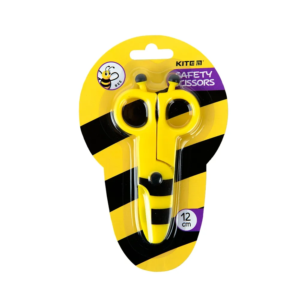 Ножиці Kite дитячі безпечні Bee, 12 см (K22-008-01)