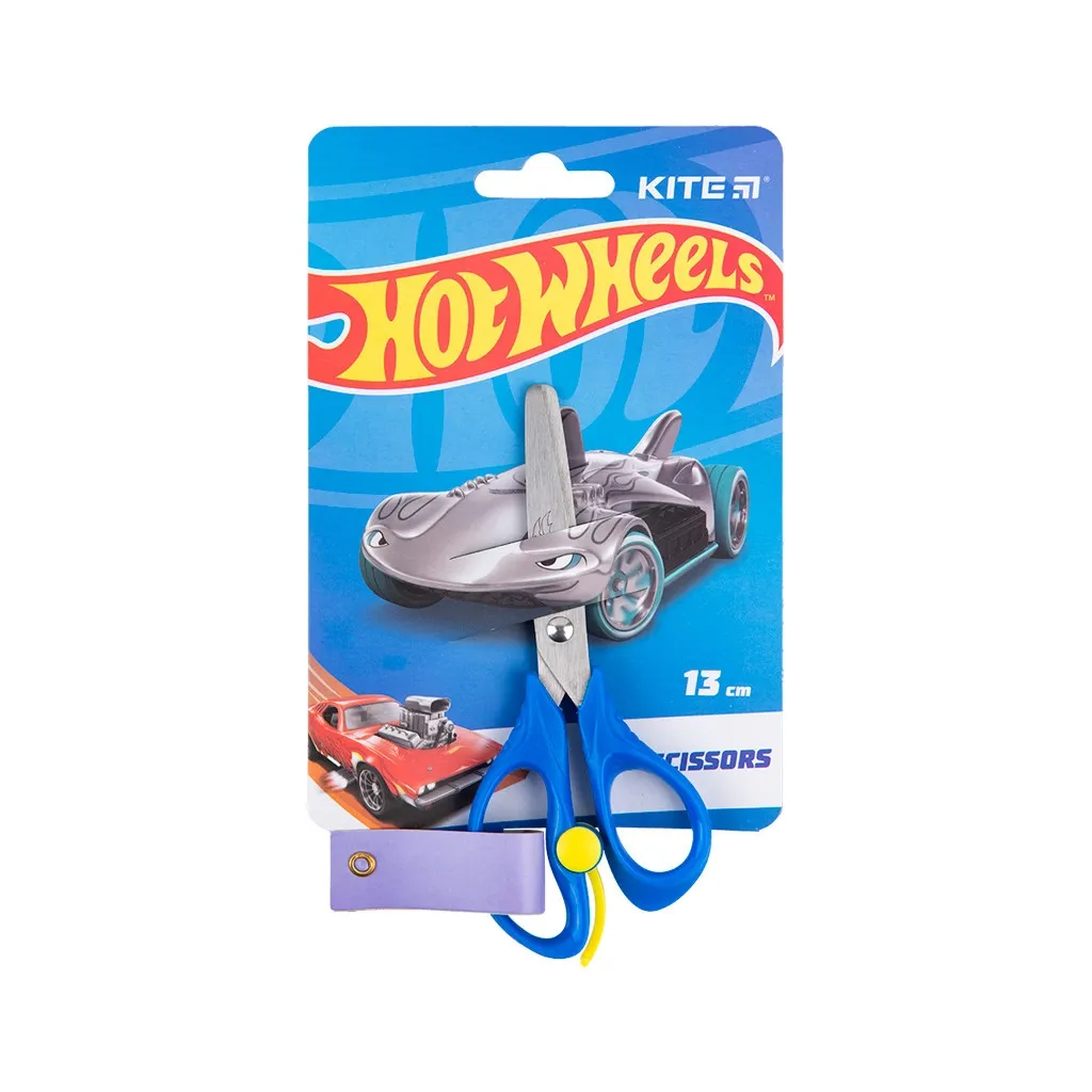 Ножиці Kite дитячі з пружиною Hot Wheels 13 см (HW23-129)