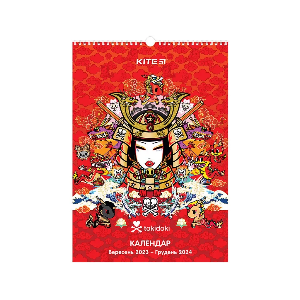 Календар Kite планер настінний tokidoki на 2023-2024 рік (TK23-440-2)