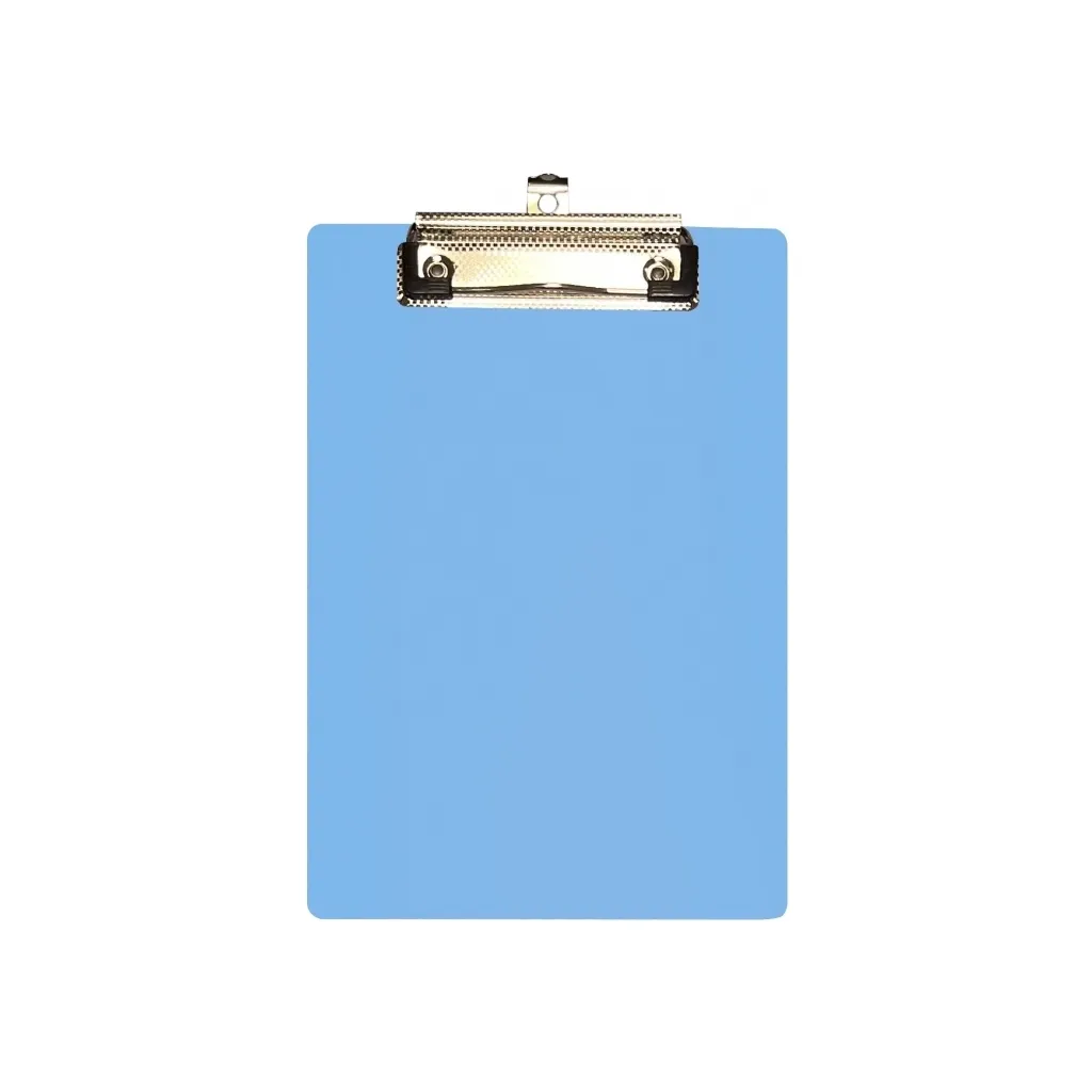 Клипборд-папка Economix A5 з притиском та підвісом, пластик, блакитний (E30157-82)