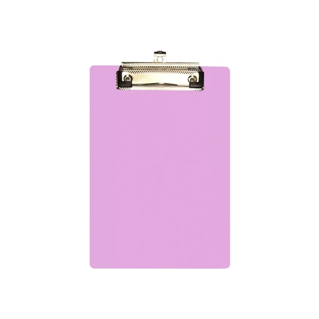 Клипборд-папка Economix A5 з притиском та підвісом, пластик, рожевий (E30157-89)