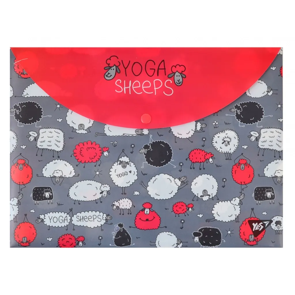  Yes на кнопке А4 Yoga sheeps (491638)
