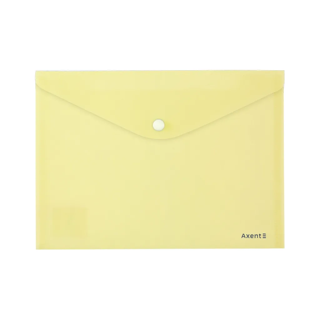 Папка - конверт Axent А5, Pastelini, жовта (1522-08-A)