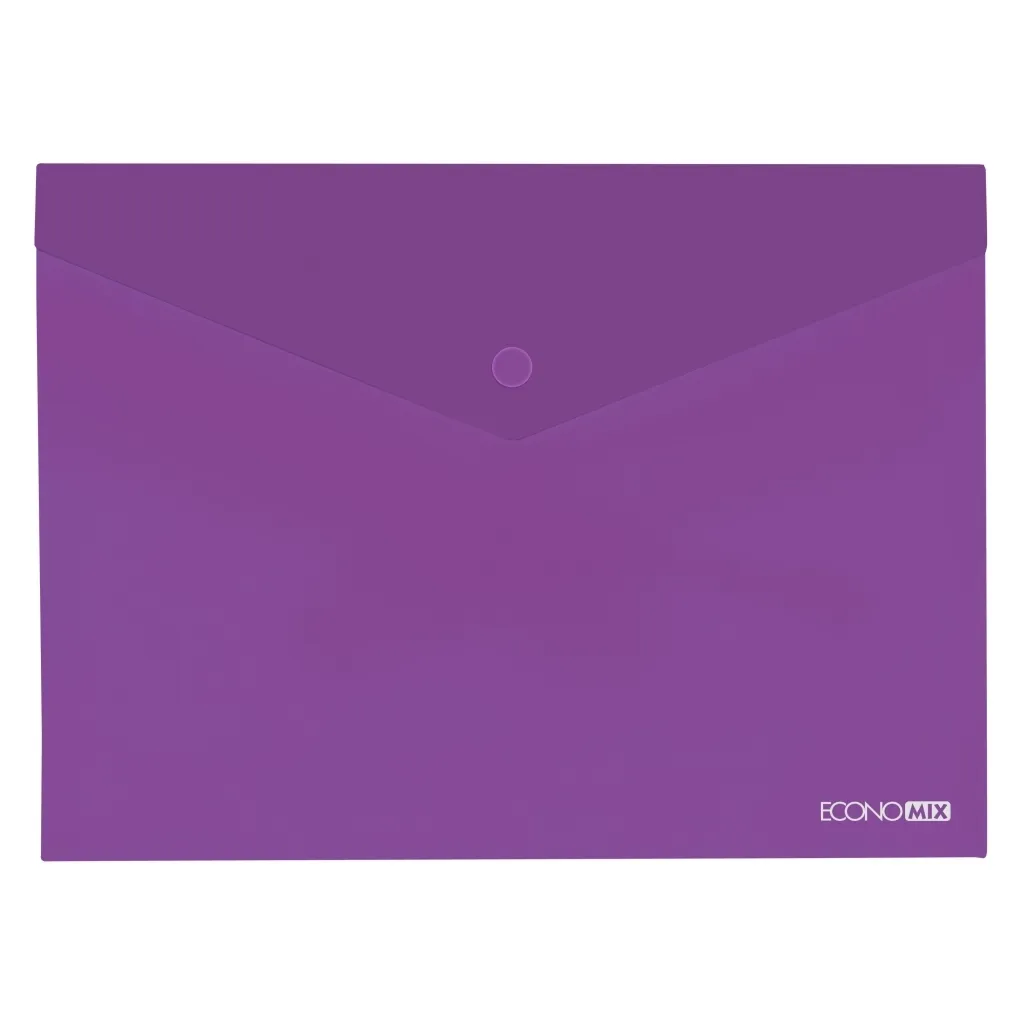  Economix А4 180 мкм фактура "глянец", фиолетовая (E31301-12)
