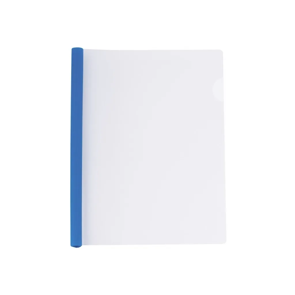 Папка-скоросшиватель Economix А4 с планкой-зажимом 15 мм (2-95 листов), синяя (E31211-02)