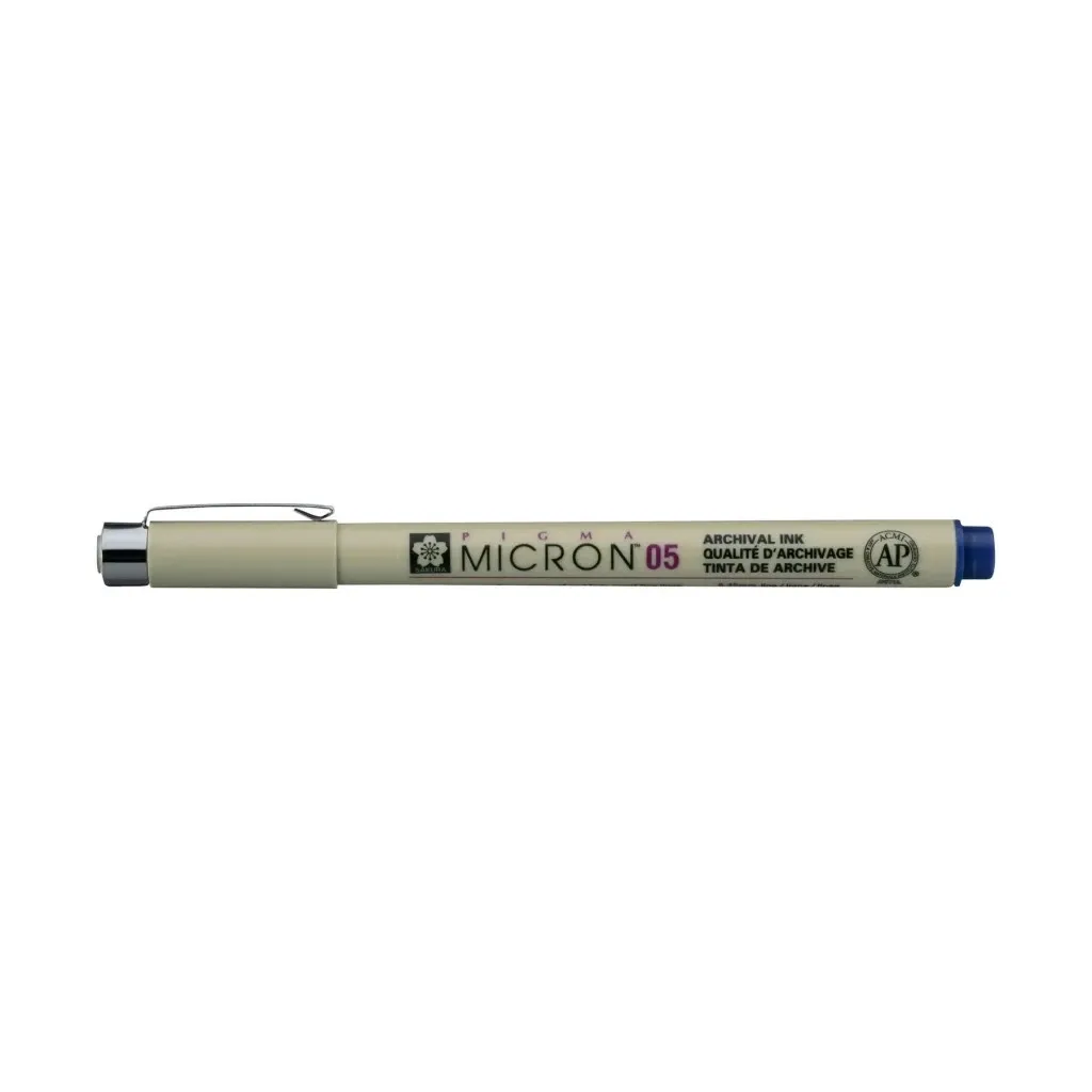  Sakura Pigma Micron (0.5) 0,45 мм Королевский синий (084511377424)