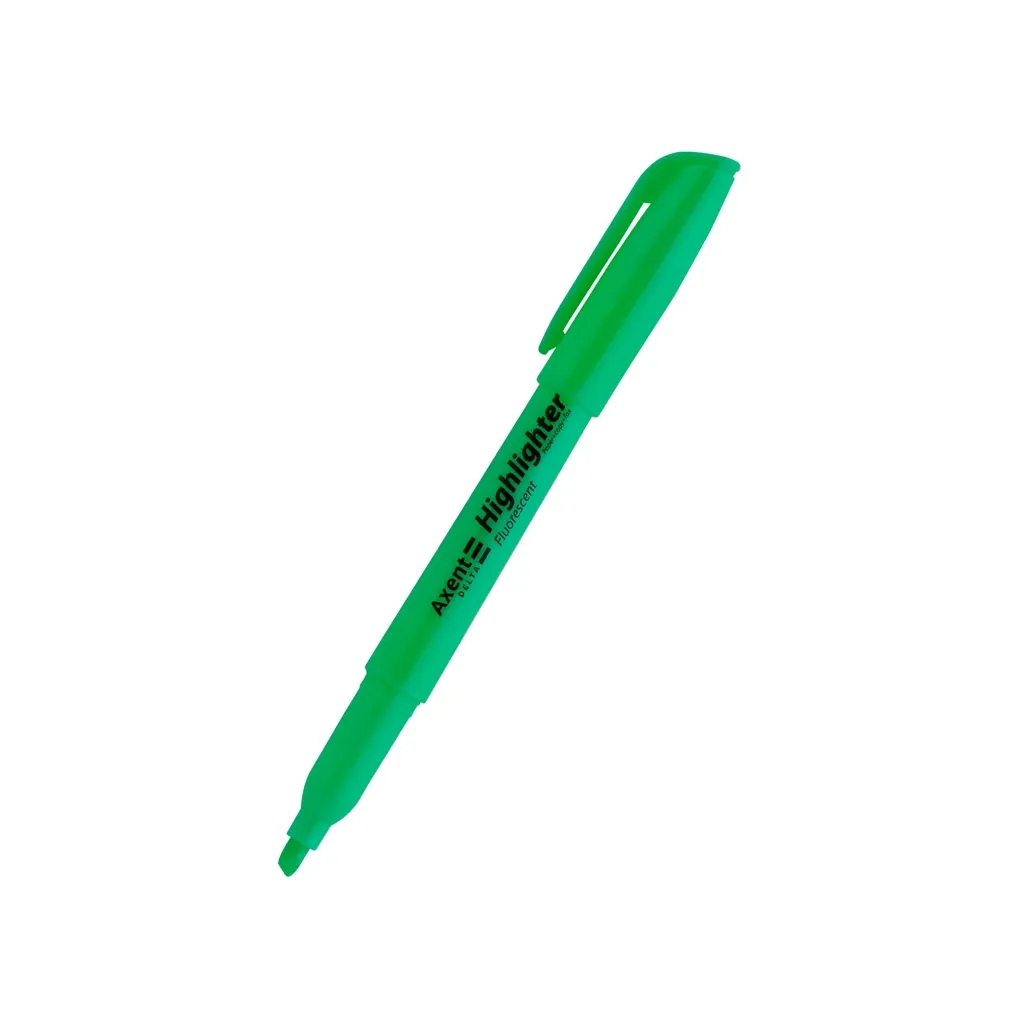  Axent Highlighter 2-4 мм клиновидный зеленый (D2503-04)
