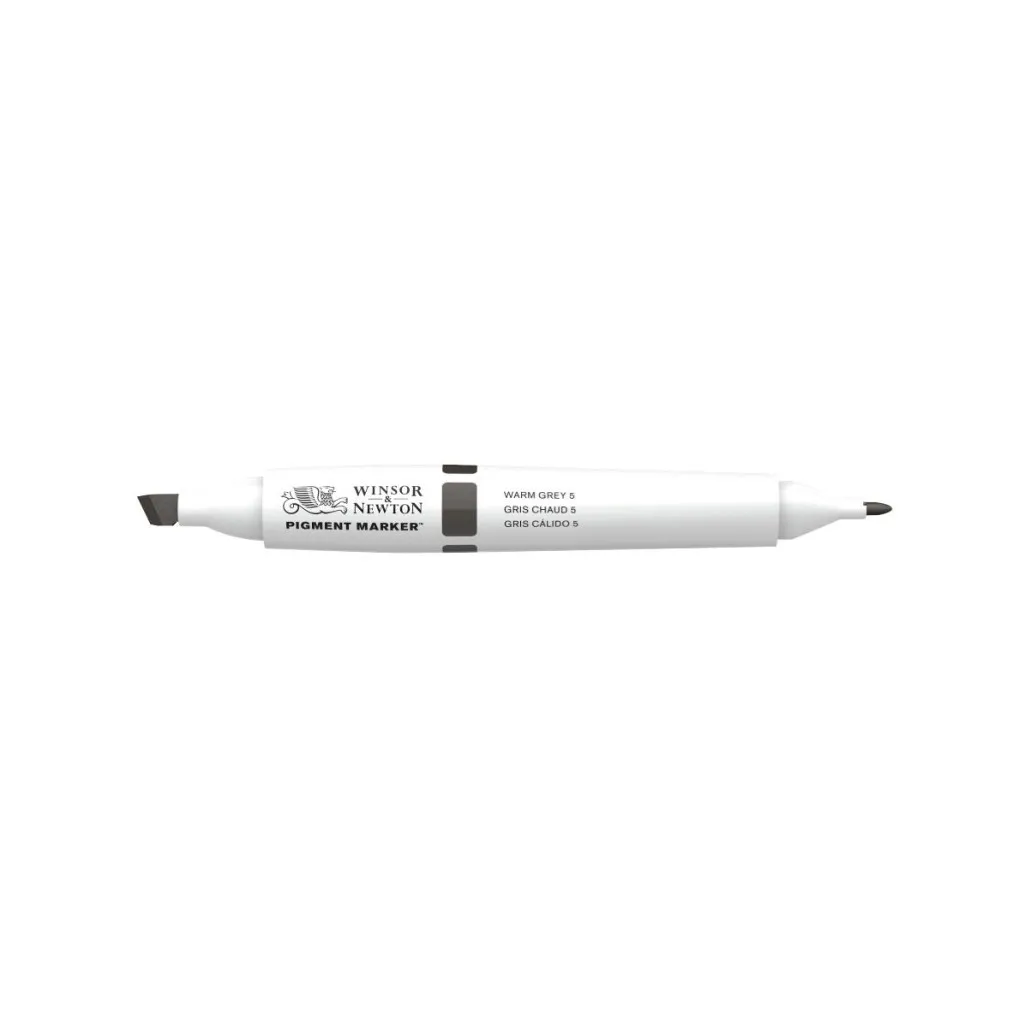  Winsor&Newton двусторонний Pigment marker (129) Серый теплый 5 (884955040638)