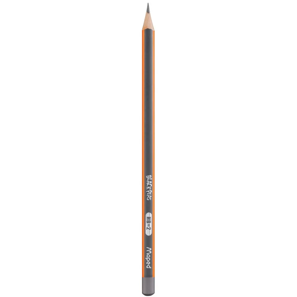 Олівець графітний Maped BLACK PEPS, HB, без гумки (MP.850021)