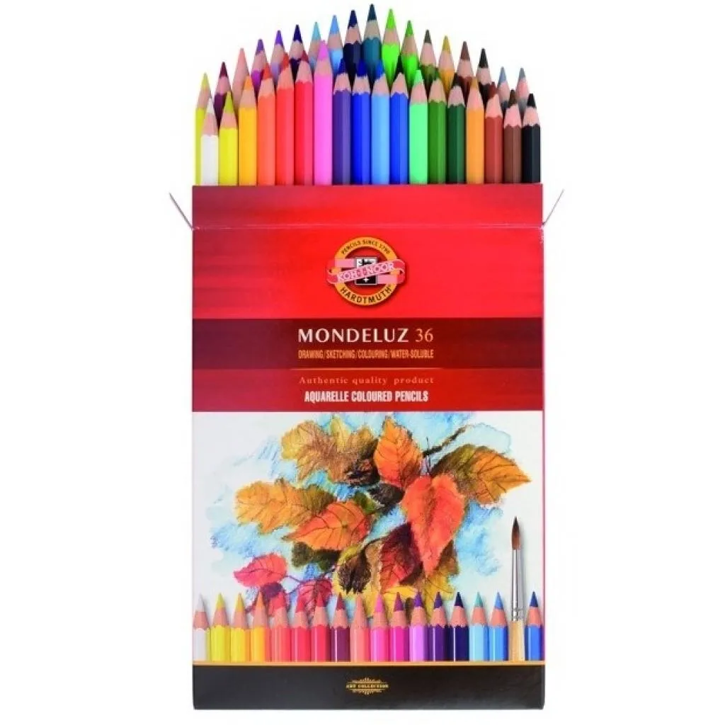 Карандаш цветный Koh-i-Noor Mondeluz акварельные 36 цветов (3719036001KZ)