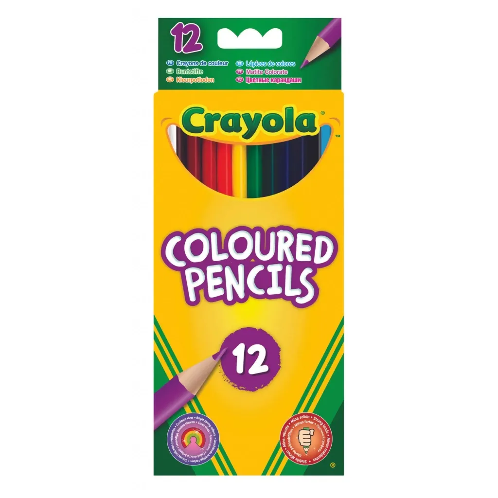 Олівцець кольоровий Crayola 12 шт (256245.024)