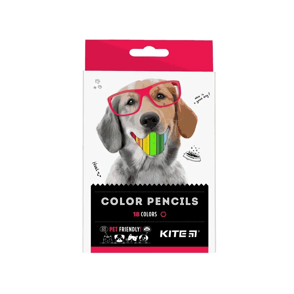 Карандаш цветный Kite Dogs 18 шт (K22-052-1)