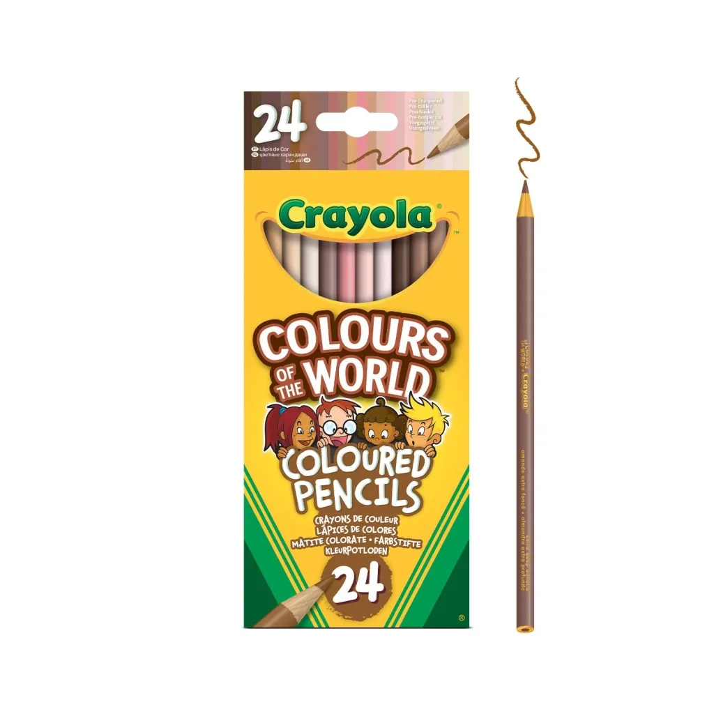 Карандаш цветный Crayola Colours of the World 24 шт (68-4607)
