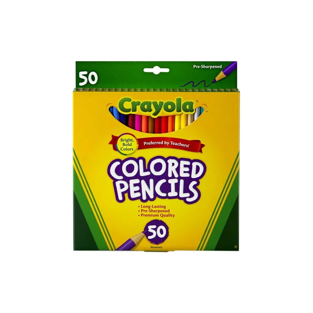 Олівцець кольоровий Crayola 50 шт (68-4050)